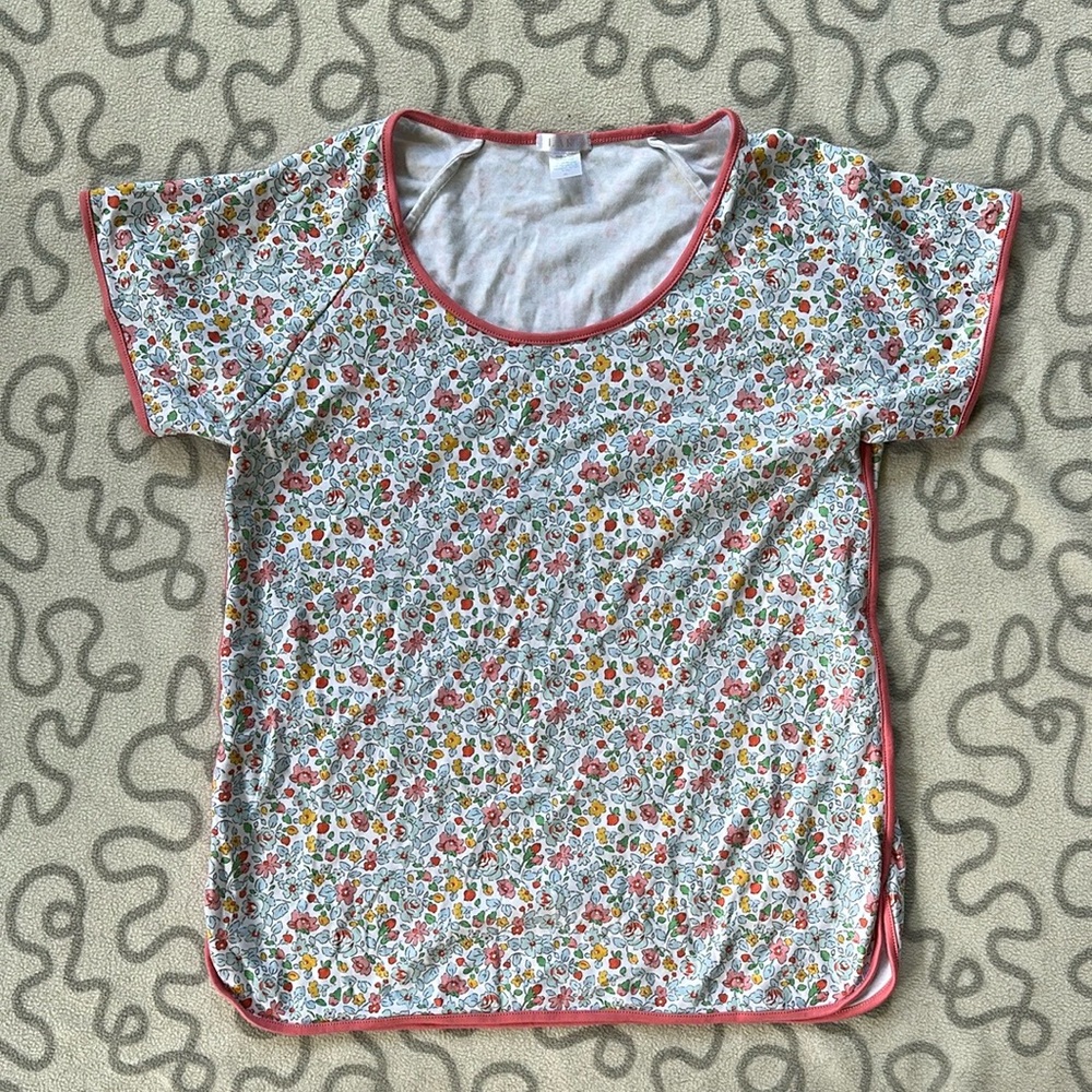 Lake Floral Pajama Top